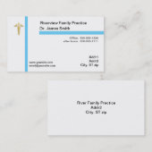 Carte de visite de médecin (Devant / Derrière)