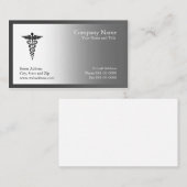 Carte de visite de médecin (Devant / Derrière)