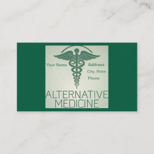 Carte de visite de médecine alternative
