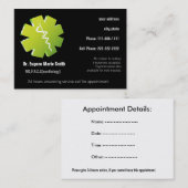 carte de visite de médecine holistique avec rendez (Devant / Derrière)