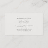 Carte de visite de méditation de cercle de zen (Dos)