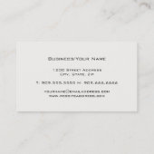 Carte de visite de méditation Zen Circle (Dos)