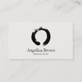 Carte de visite de méditation Zen Circle (Devant)