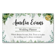 Carte de visite de mélange botanique feuilleté per