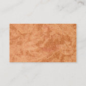 Carte de visite de mélange de cuivre (Dos)