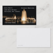 Carte de visite de mémorial de la deuxième guerre (Devant / Derrière)