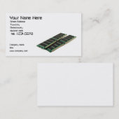 Carte de visite de mémorisation par ordinateur (Devant / Derrière)