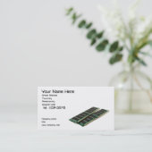 Carte de visite de mémorisation par ordinateur (Debout devant)