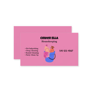 Carte de visite de ménage