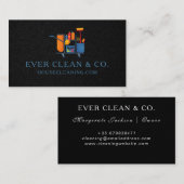 Carte de visite de ménage et de ménage professionn (Devant / Derrière)