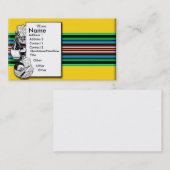 Carte de visite de menu (Devant / Derrière)