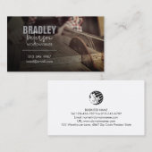 Carte de visite de menuiserie de charpentier (Devant / Derrière)