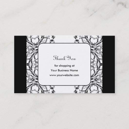 Carte de visite de Merci (Devant)