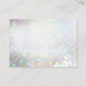 Carte de visite de Merci de poussière de Parties s (Dos)