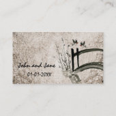 Carte de visite de Merci du pont oriental (Dos)