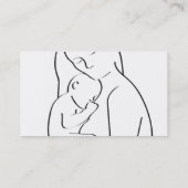 Carte de visite de mère et d'enfant (Dos)