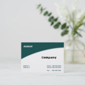 Carte de visite de messagerie (Debout devant)