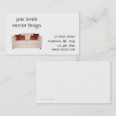 Carte de visite de meubles (Devant / Derrière)