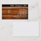 Carte de visite de meubles antiques (Devant / Derrière)