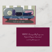 Carte de visite de meubles ou de dessinateur (Devant / Derrière)