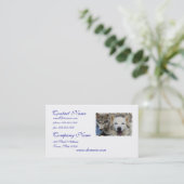 Carte de visite de meute de loups (Debout devant)