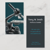 Carte de visite de microscope (Devant / Derrière)