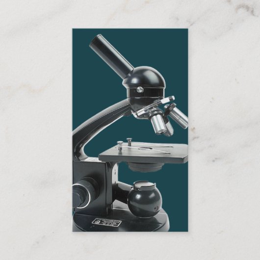 Carte de visite de microscope (Devant)