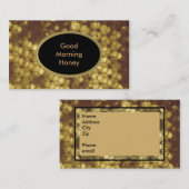 Carte de visite de miel (Devant / Derrière)