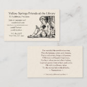 Carte de visite de militaire de carrière de (Devant / Derrière)