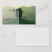 carte de visite de militaire de carrière de (Devant / Derrière)