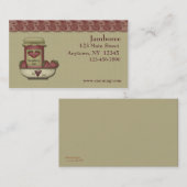 Carte de visite de mise en boîte (Devant / Derrière)