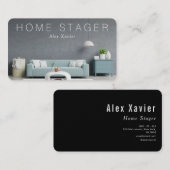 carte de visite de mise en page de la maison de te (Devant / Derrière)