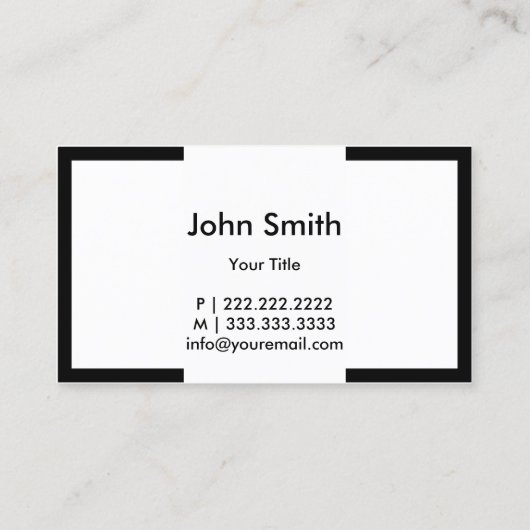 Carte de visite de mixologiste de la frontière noi (Dos)