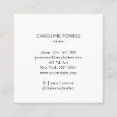 Carte de visite de Mme Lune Sterne (Dos)