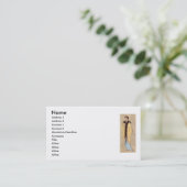 Carte de visite de mode (Debout devant)