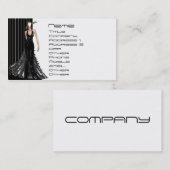 Carte de visite de mode (Devant / Derrière)