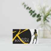 Carte de visite de mode (Debout devant)