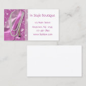 Carte de visite de mode (Devant / Derrière)