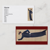Carte de visite de mode (Devant / Derrière)