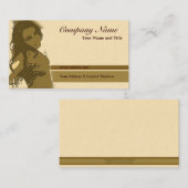 Carte de visite de mode (Devant / Derrière)