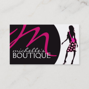 Carte de visite de mode