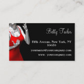 carte de visite de mode (Dos)