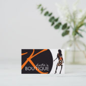 Carte de visite de mode (Debout devant)