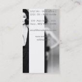 Carte de visite de mode (Dos)