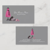 Carte de visite de mode de couture (Devant / Derrière)