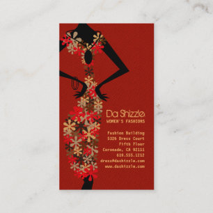 Carte de visite de mode du DA Shizzle2