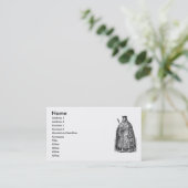 Carte de visite de mode élisabéthaine (Debout devant)