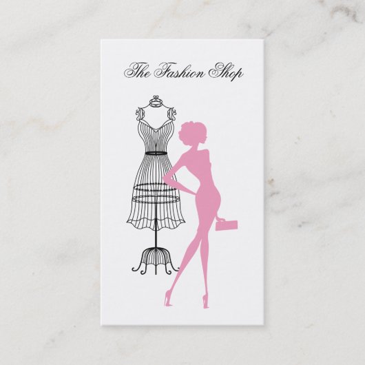 Carte de visite De Mode Et De Style (Devant)