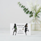 Carte de visite de mode fabuleuse pour la vente au (Debout devant)