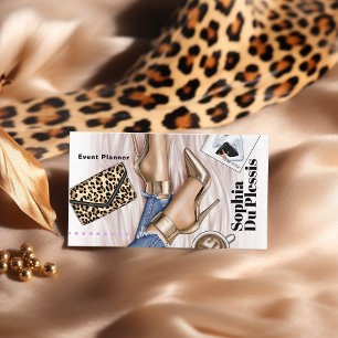 Carte de visite de mode Glam Chic